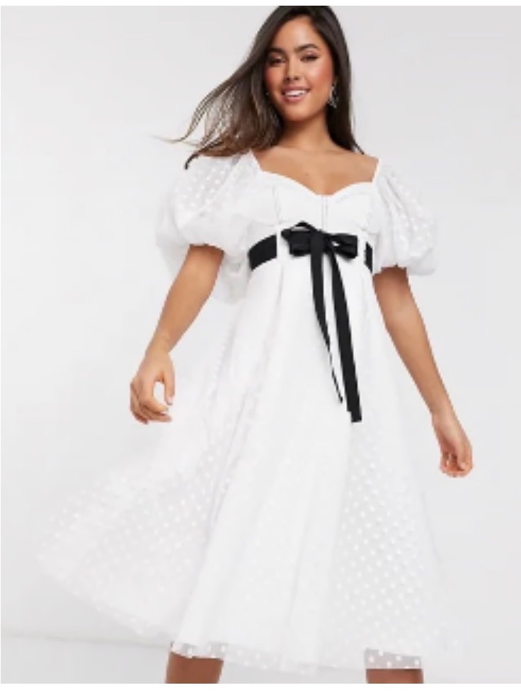 Asos Nobby Sweetheart White Corset Dress. Party/ Bridal/ Wedding Dress